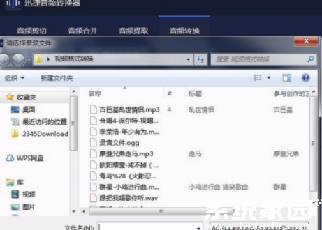 文件导入界面