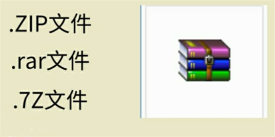 rar文件解压操作示意图