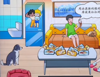 厨房区域操作示意图