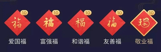 支付宝集五福活动入口示意图