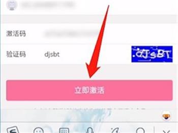 激活入口示意图