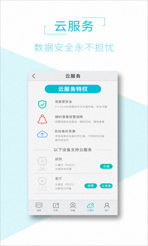 云端管理界面